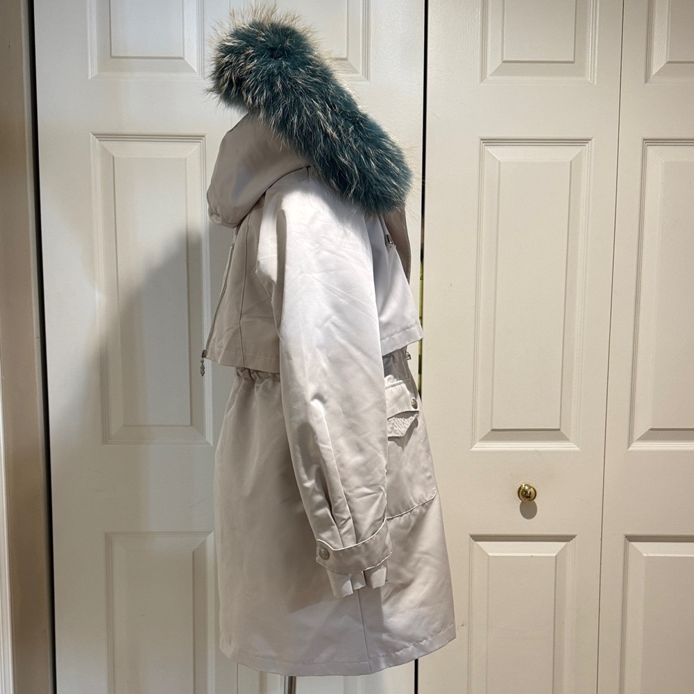 Rabbit Fur Removable Lining Winter/Spring Jacket - image 3